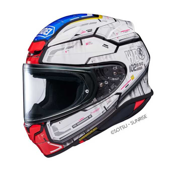 Casco Nxr 2 RX78 Gundam TC10 Bianco Blu Rosso