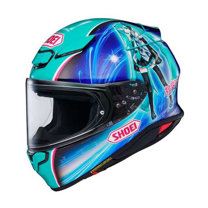 Casco Nxr 2 Hatsune Miku TC4 Verde Acqua