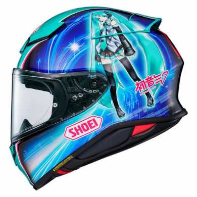 Casco Nxr 2 Hatsune Miku TC4 Verde Acqua