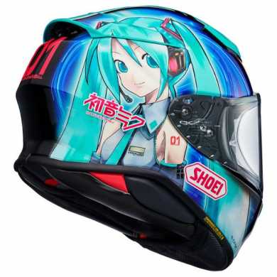 Casco Nxr 2 Hatsune Miku TC4 Verde Acqua