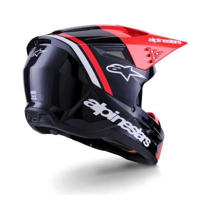 Helmet SM3 Radium ECE06 Red Black White