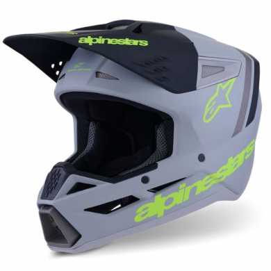 Helmet SM3 Radium ECE06 Matt Grey Yellow