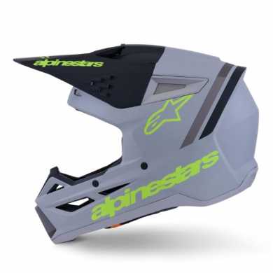 Helmet SM3 Radium ECE06 Matt Grey Yellow