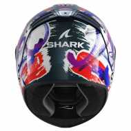 Casco Spartan RS Carbon Zarco Signature Carbonio Bianco Viola