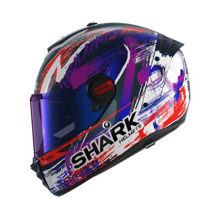Helmet Spartan RS Carbon Zarco Signature Carbon White Violet
