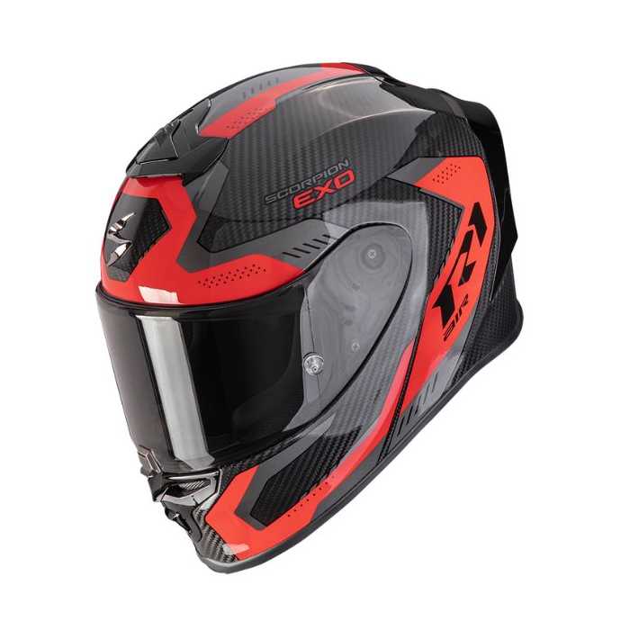 Helmet Exo R1 Evo Carbon Air Propel Black Red