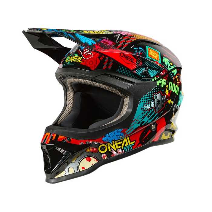 Helmet 1Srs Vibrant Multicolor YOUTH