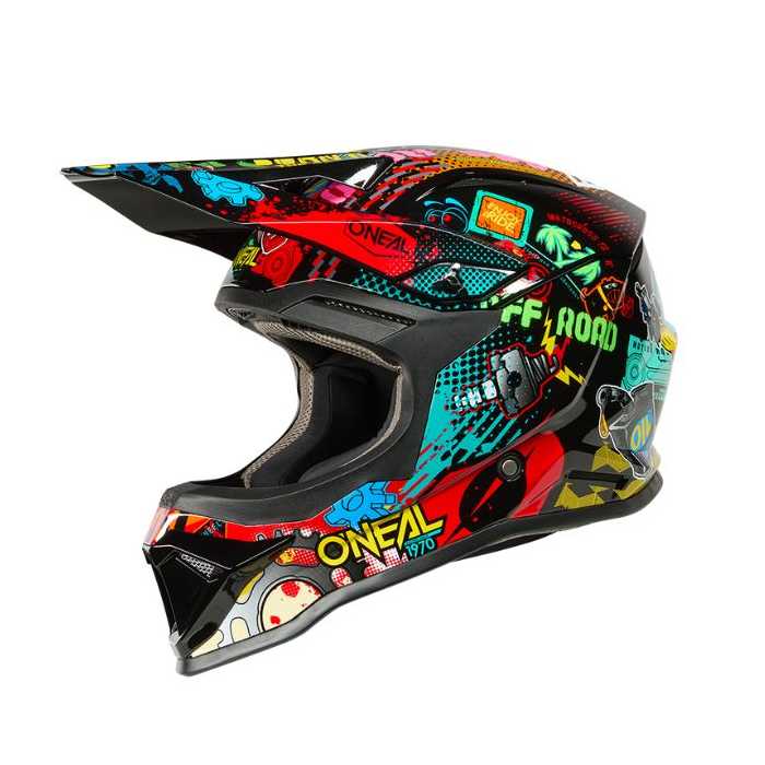 Helmet 1Srs Vibrant Multicolor YOUTH