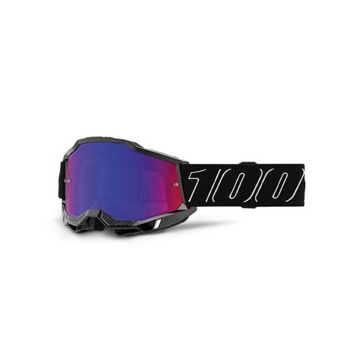 Maschera Accuri 2 Black Line Lente Specchio Rosso-Blu