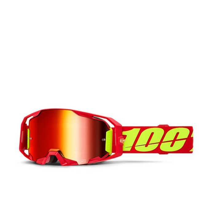 Maschera Armatic Red Lente Specchio Rosso