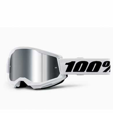 Goggle Strata 2 White Lens Mirror Silver KIDS