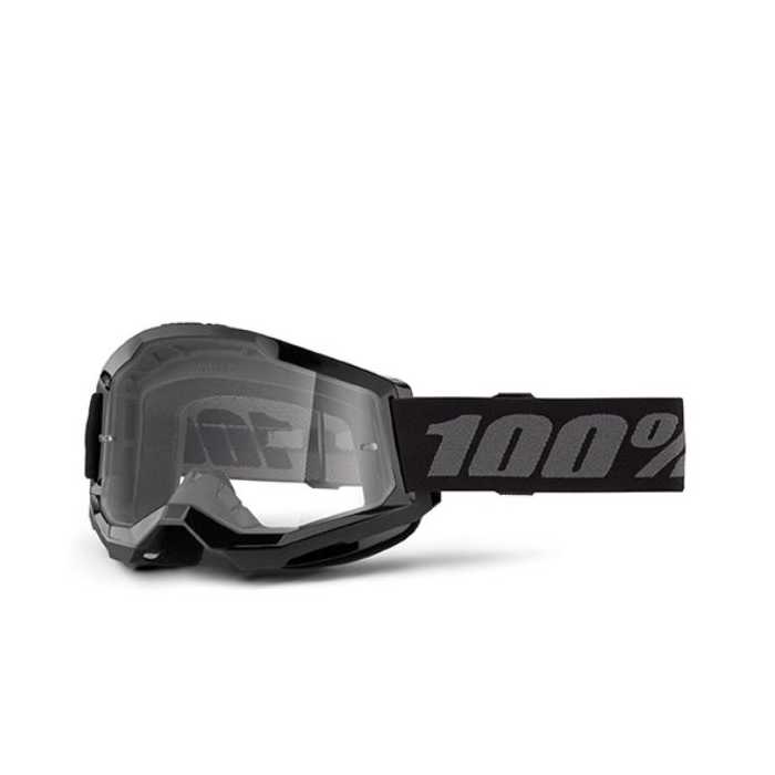 Maschera Strata 2 Nero Lente Trasparente KIDS