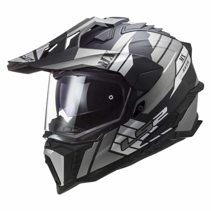 Casco MX701 Explorer Atlantis 06 Nero Argento