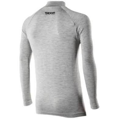 Underwear Merino Wool turtleneck jersey TS3 Grey