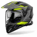 Casco Airoh Bandit Tune Nero Opaco Giallo