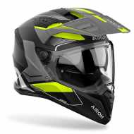 Casco Airoh Bandit Tune Nero Opaco Giallo