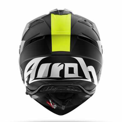 Casco Airoh Bandit Tune Nero Opaco Giallo