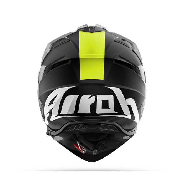 Casco Airoh Bandit Tune Nero Opaco Giallo