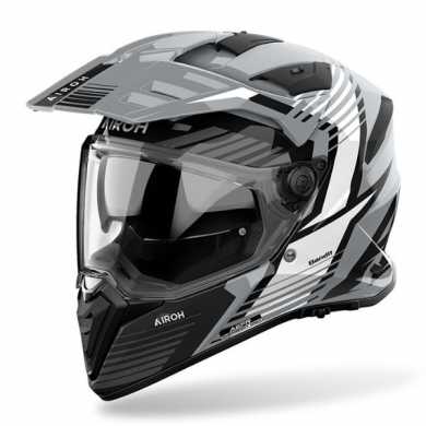 Airoh Helmet Bandit Spicy Grey White