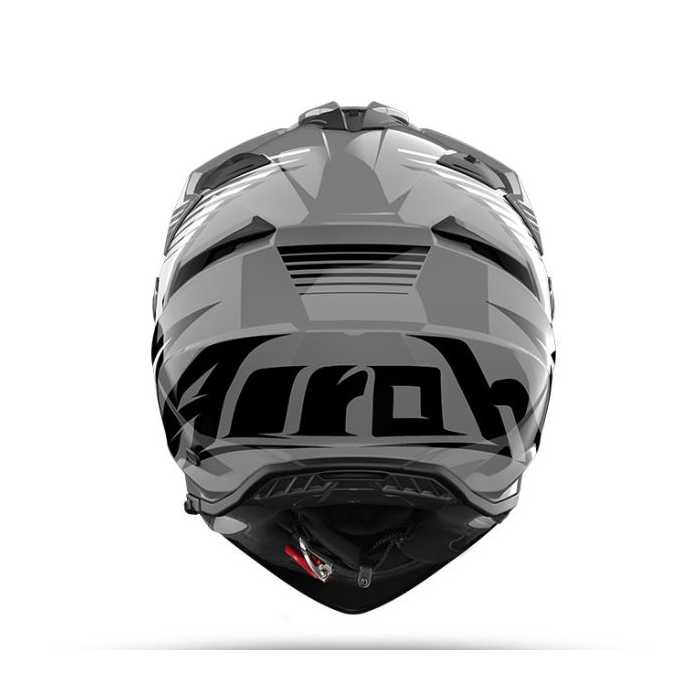 Casco Airoh Bandit Spicy Grigio Bianco