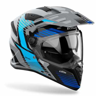 Casco Airoh Bandit Spicy Grigio Blu