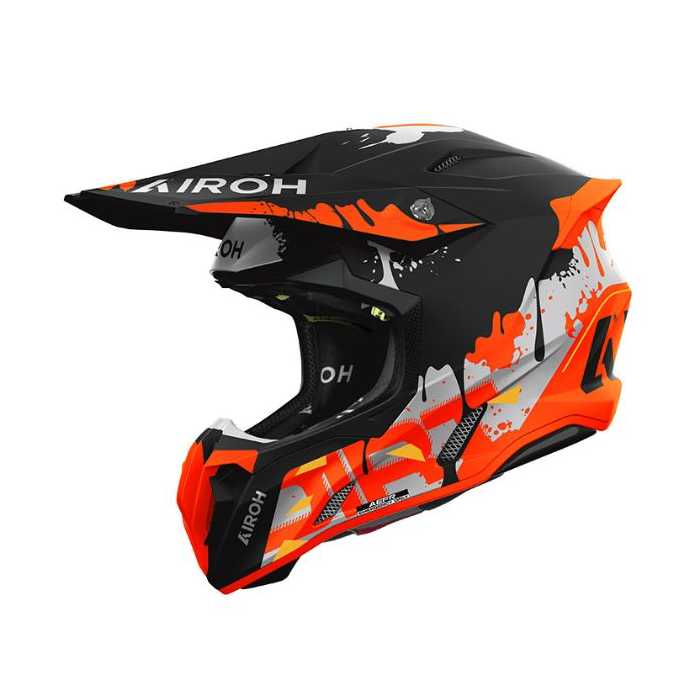 Helmet Twist 3 Dirt Matt Black Orange