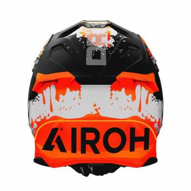 Casco Twist 3 Dirt Matt Nero Opaco Arancio