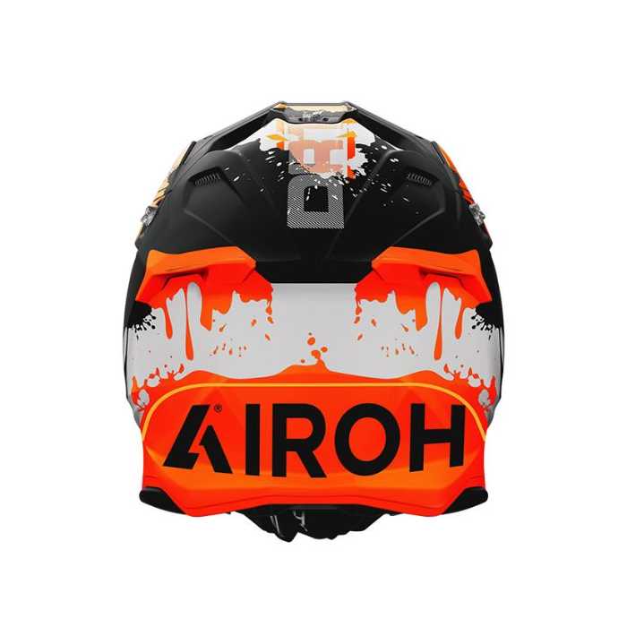 Casco Twist 3 Dirt Matt Nero Opaco Arancio