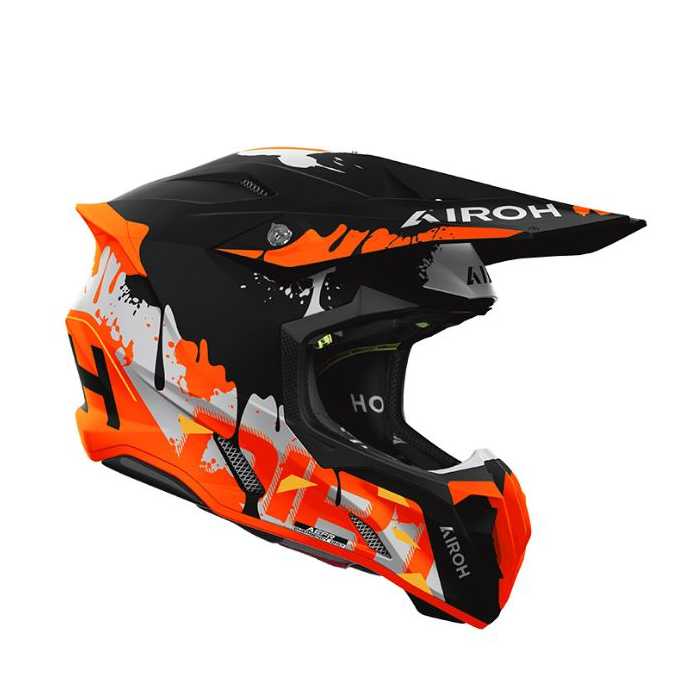 Helmet Twist 3 Dirt Matt Black Orange