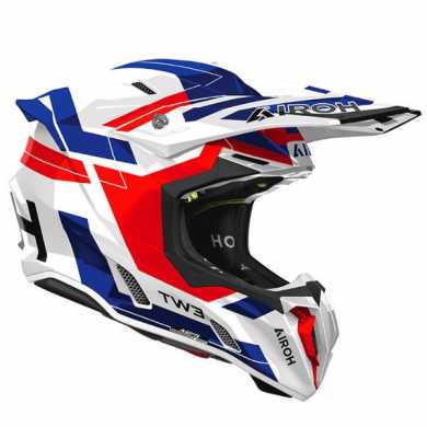 Casco Twist 3 Dynasty Bianco Blu Rosso