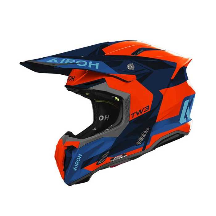 Helmet Twist 3 Fancy Matt Orange Blue