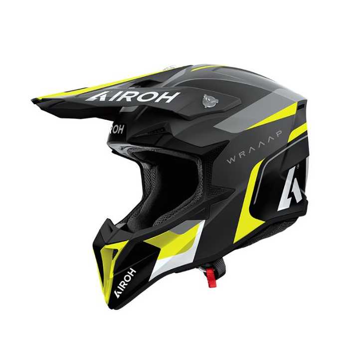Helmet Wraaap 06 Conquer Matt Black Yellow