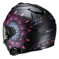Casco I71 Niel MC28SF Nero Opaco Rosa