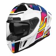 Casco Airoh Spark 2 Lively Rainbow Bianco Multicolor