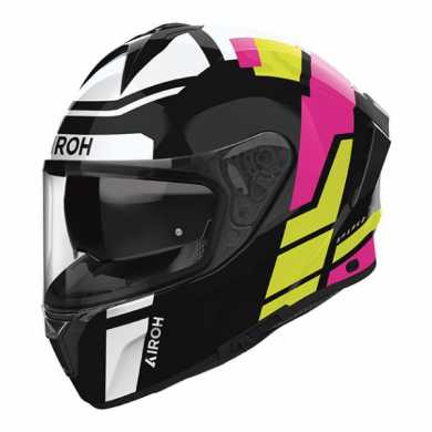 Airoh Helmet Spark 2 Lively Mint Black Yellow Purple