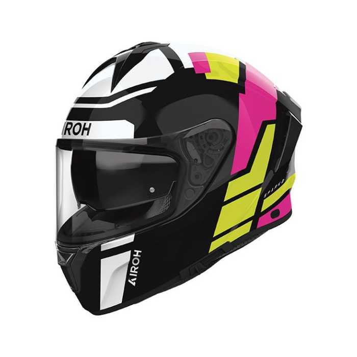 Airoh Helmet Spark 2 Lively Mint Black Yellow Purple