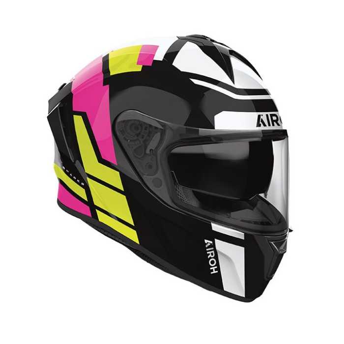 Casco Airoh Spark 2 Lively Mint Nero Giallo Viola