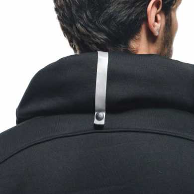 Giubbotto Daemon-X Safety Hoodie Full Zip Nero Bianco