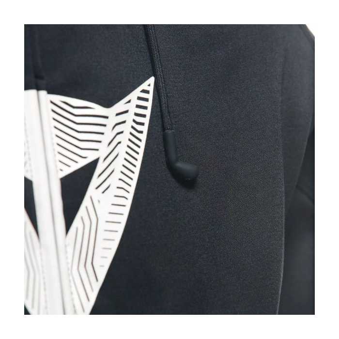 Giubbotto Daemon-X Safety Hoodie Full Zip Nero Bianco