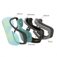 Maschera Magnetic Ethen MAG31 Nero Rosso Lente Rossa