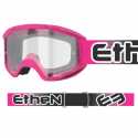 Maschera Ethen 06 Basic Fuxia Nero Lente Trasparente