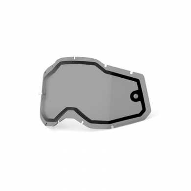 100% Tear-Off Double Smoke Lens