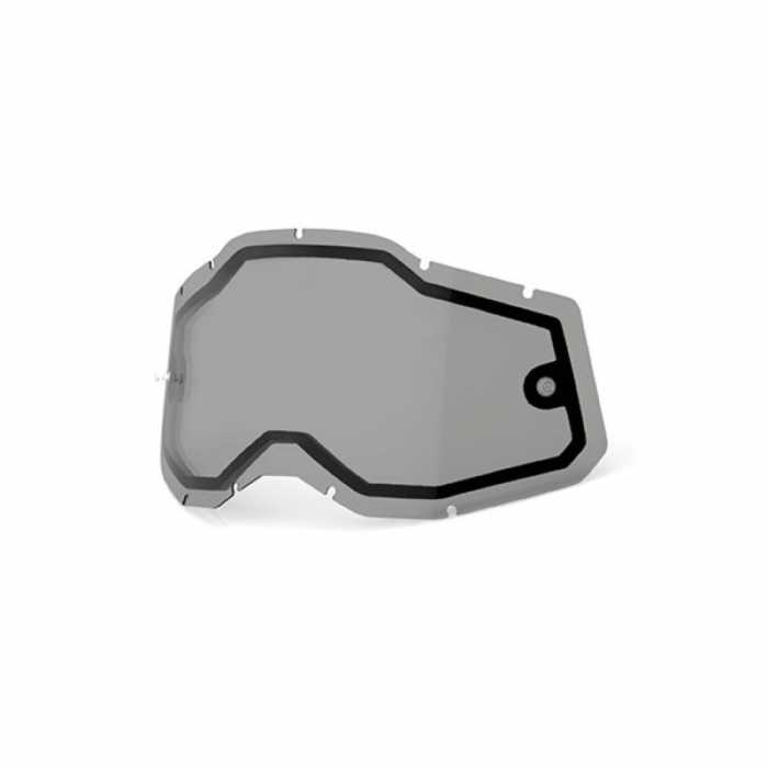 100% Tear-Off Double Smoke Lens