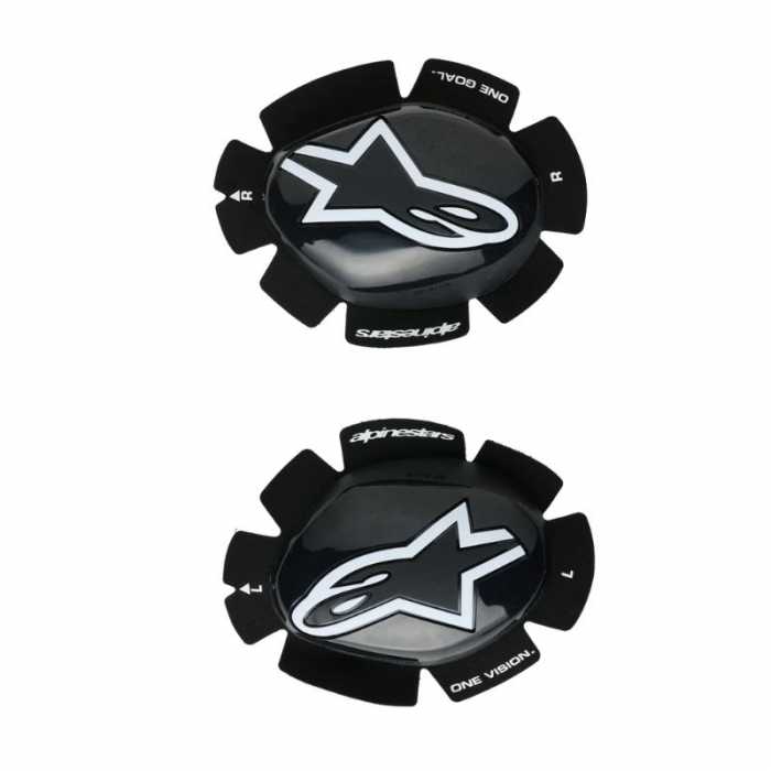 Saponette Ginocchia Gp Plus Knee Slider Nero Bianco