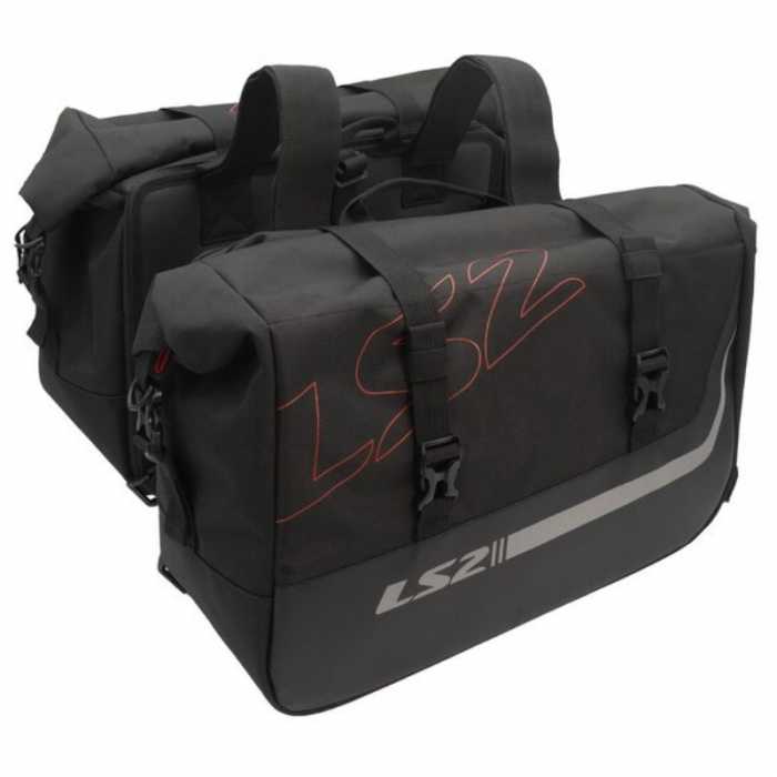 Coppia Borse Laterali Panniers Freedom 20+20lt Nero