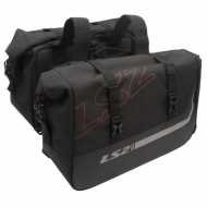 Couple Side Bags Panniers Move Ahead Waterproof 20+20 lt Black