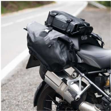 Couple Side Bags Panniers Move Ahead Waterproof 20+20 lt Black