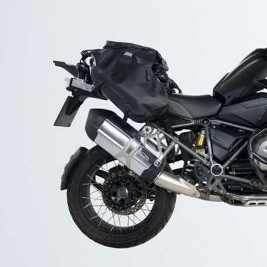 Couple Side Bags Panniers Move Ahead Waterproof 20+20 lt Black