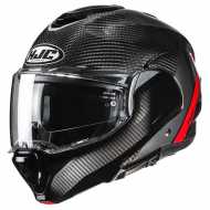 HJC Helmet F100 Stan Carbon Red MC1