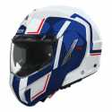 Casco Mathisse II Genius Bianco Blu Rosso